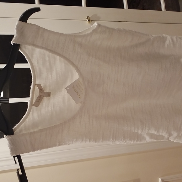 Rosie's Pope Jeni Ruched Textured White Maternity Top. NEW NWT! - Picture 7 of 16